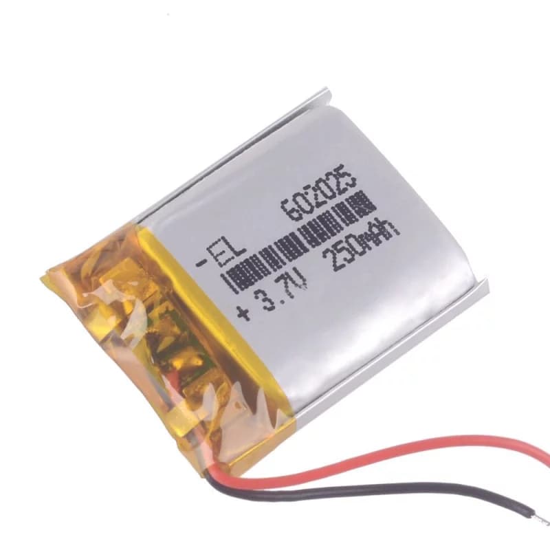 Li-Pol batéria 250mAh, 3.7V, 602025