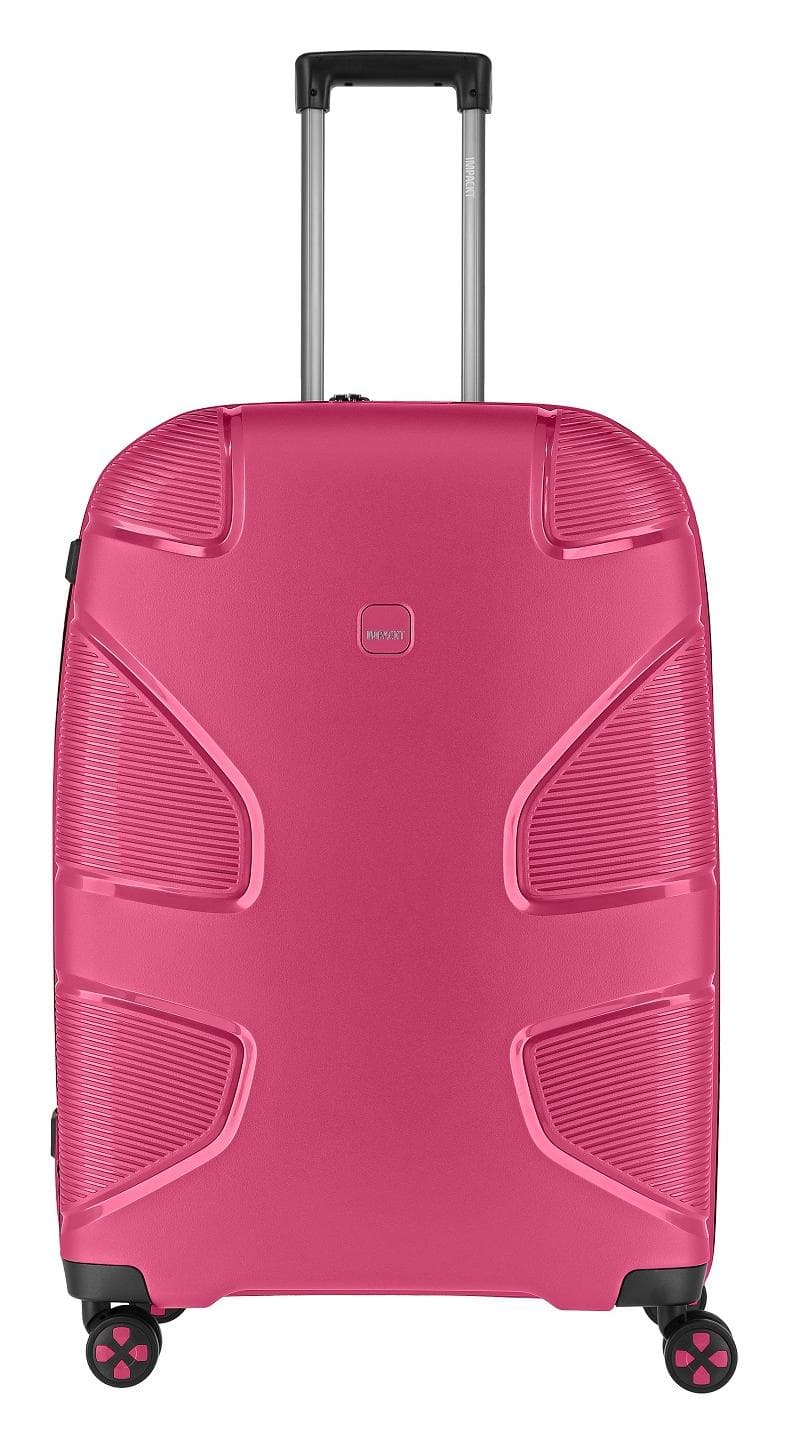 Veľký škrupinový kufor IMPACKT IP1 L Flora pink