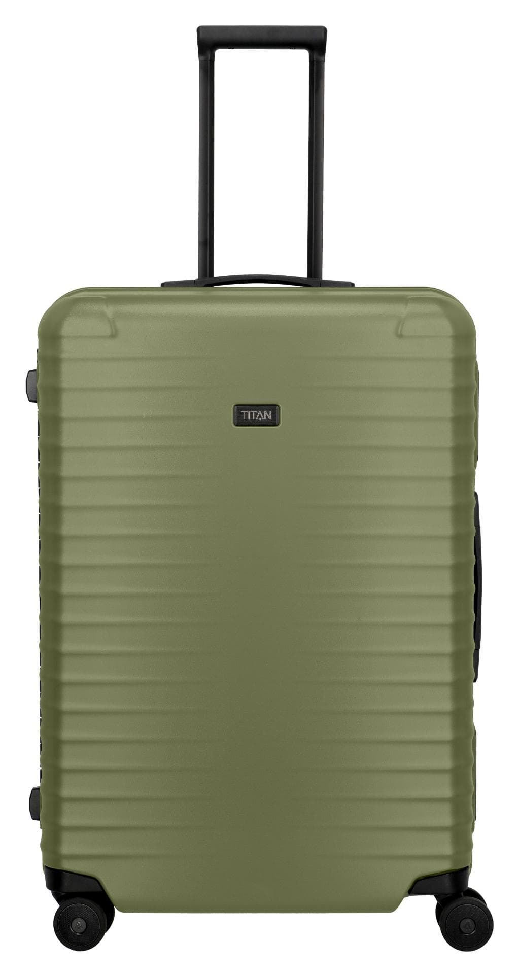 Veľký škrupinový kufor Titan Overseas L Forest green