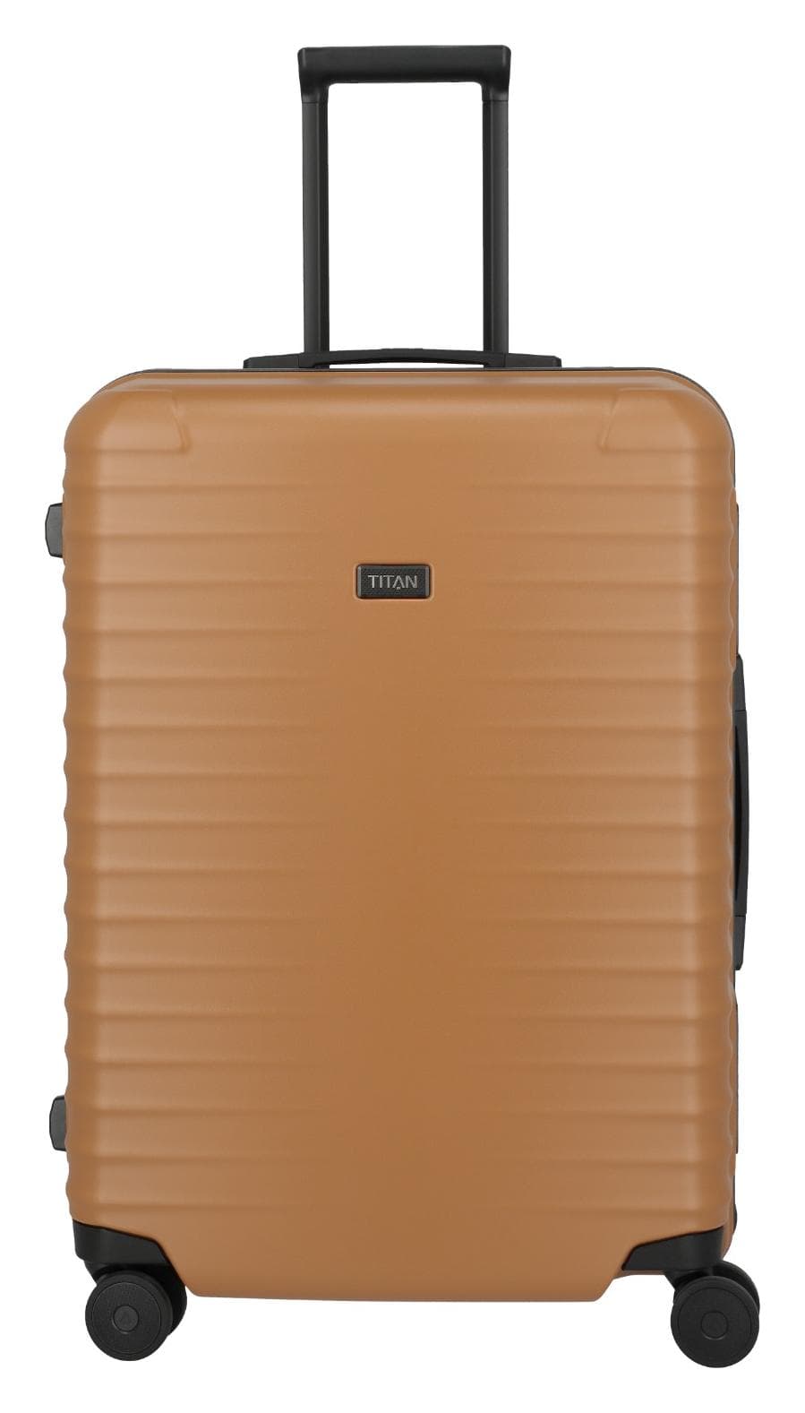 Stredný škrupinový kufor Titan Overseas M plus Canyon bronze