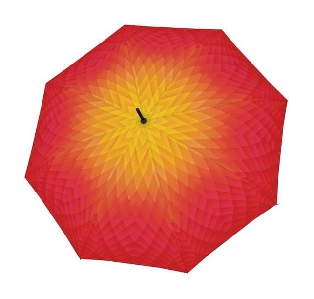 Veľký dáždnik Doppler Carbonsteel Long AC Fusion Red/Yellow