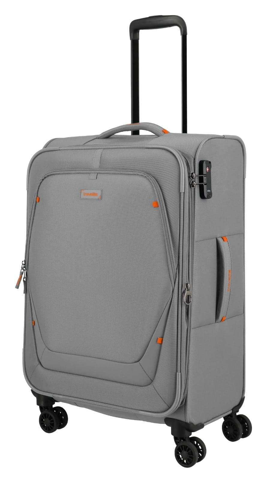 Stredný textilný kufor Travelite Umbria M Smoky Grey