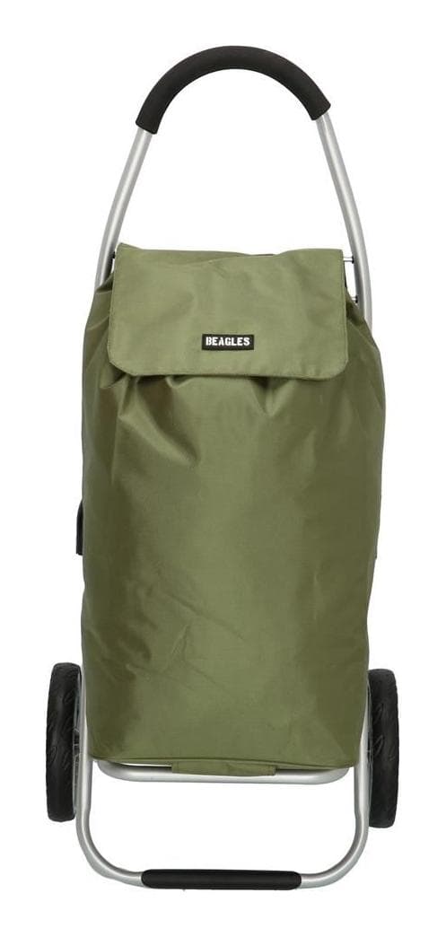 Nákupná taška na kolieskach Beagles Alberic 15841A Olive green