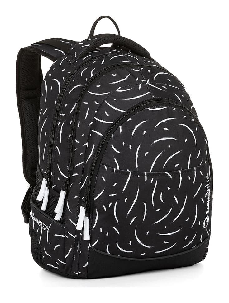 Školský set Bagmaster DIGITAL 23 A Set Black/white