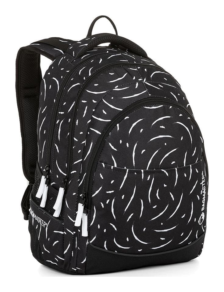 Školský batoh Bagmaster Digital 23 A Black/White