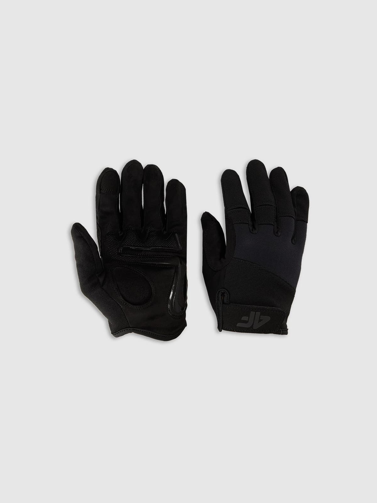 Cyklistické rukavice s gélovými vložkami unisex - čierne