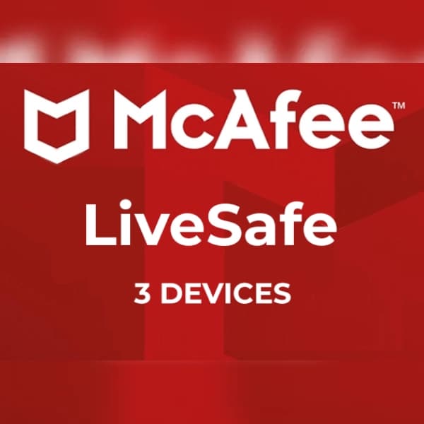 McAfee LiveSafe 3 Devices Key - GLOBAL
