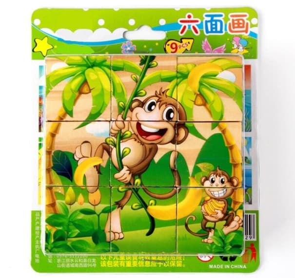 3D puzzle zvieratá 1
