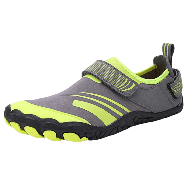 Barefoot topánky na suchý zips sivá 35