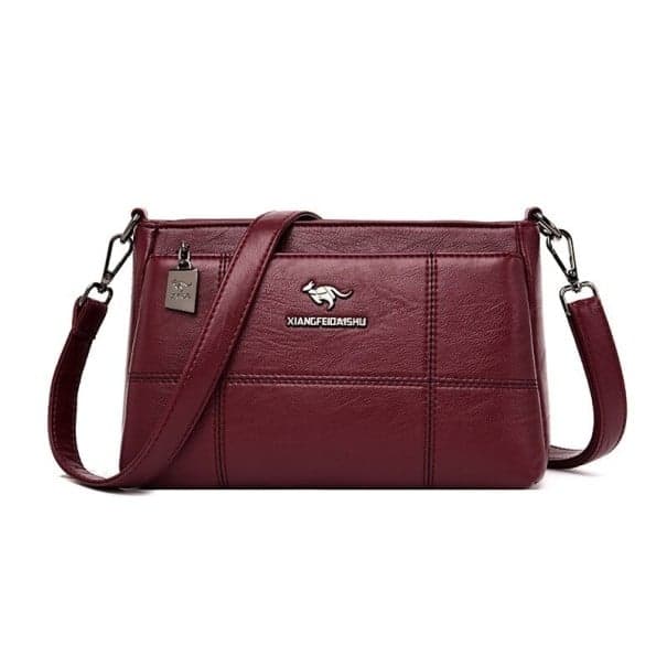 Dámska crossbody kabelka M1007 vínová