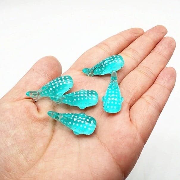 Dekoratívne miniatúra žraloka 10 ks S