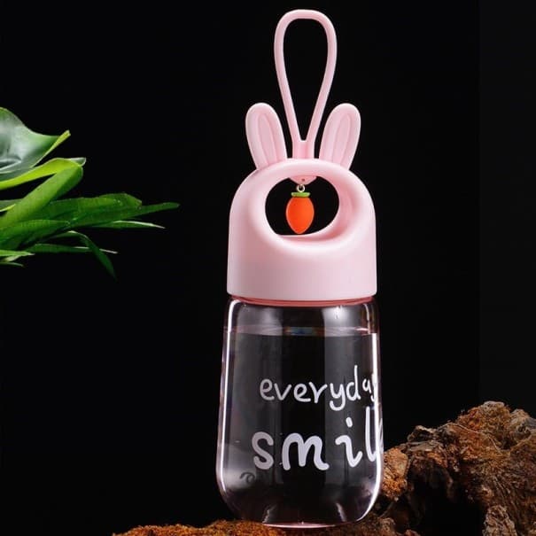 Detská cestovná fľaša 480 ml ružová