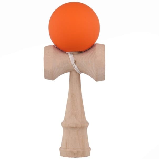 Drevená Kendama E430 oranžová
