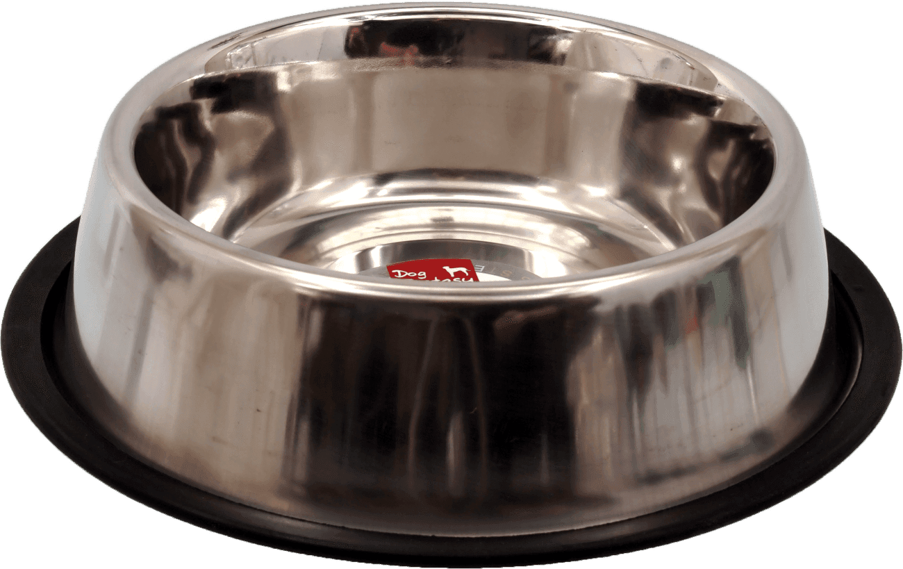 Dog Fantasy miska s gumou 25,8 cm 1 l nerez