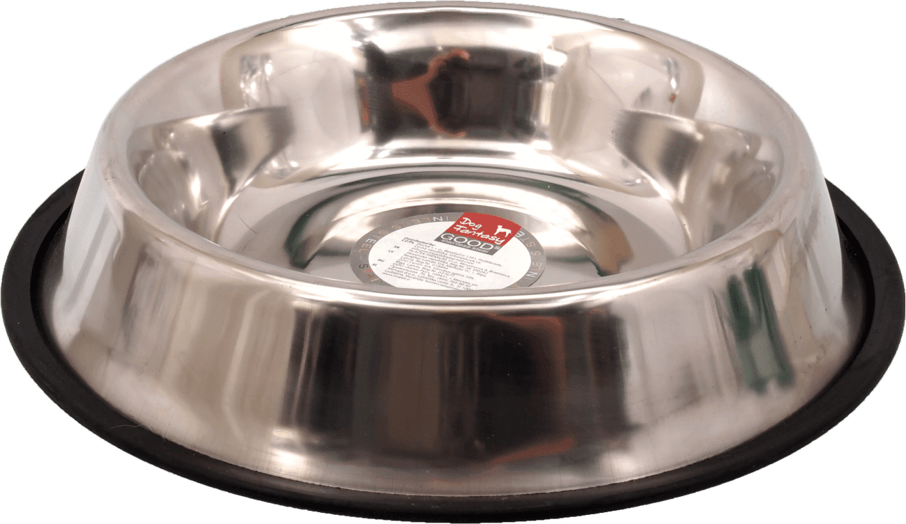 Dog Fantasy miska s gumou 29,8 cm 1,4 l nerez