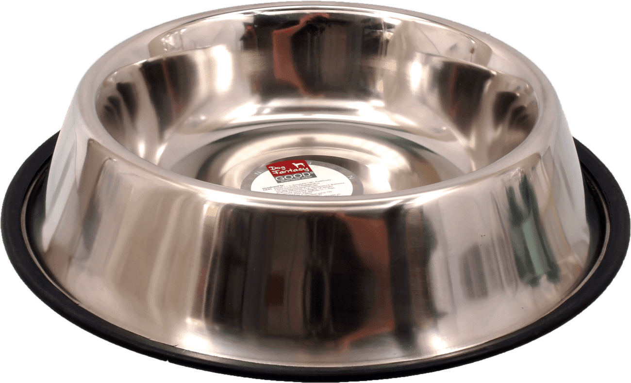 Dog Fantasy miska s gumou 32,3 cm 2,2 l nerez