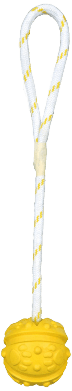 Hracka lopta so snurou, plavajuca 7 cm, 35 cm
