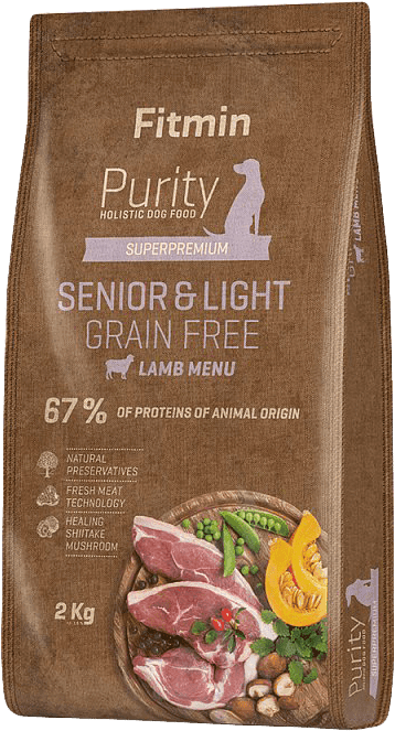 Krmivo Fitmin Purity Senior & Light Grain Free Lamb 2kg