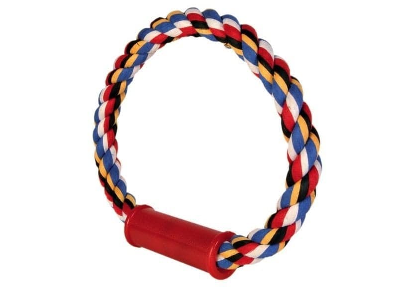 TRIXIE Bavlnený kruh s rukoväťou, stredný 30 cm
