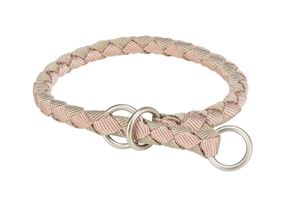 TRIXIE Cavo TRIXIE Cavo Sťahovací obojok pre psov S: 30–36 cm / ø 12 mm ružová/piesková