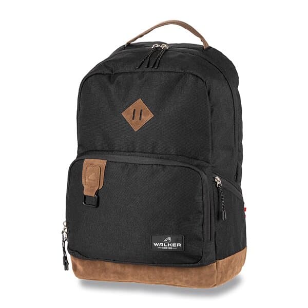 Ruksak Walker Pure Black, čierna