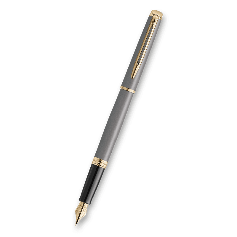 Waterman Hemisphere The Understated Edit Stone Grey GT - plniace pero hrot F