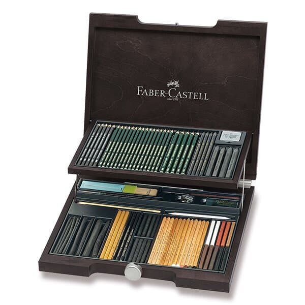 Grafitové ceruzky Faber-Castell Pitt Monochrome súprava 86 ks