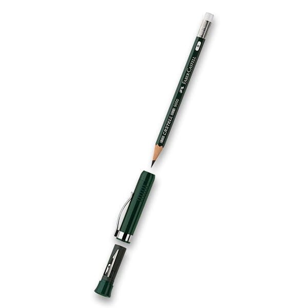 Grafitová ceruzka Faber-Castell Castell 9000 Perfect Pencil s gumou, s vrchnákom