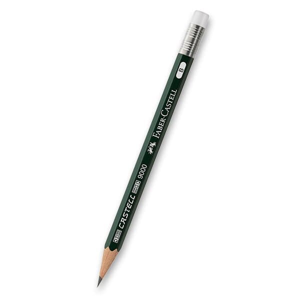 Grafitová ceruzka Faber-Castell Castell 9000 Perfect Pencil s gumou, bez vrchnáka