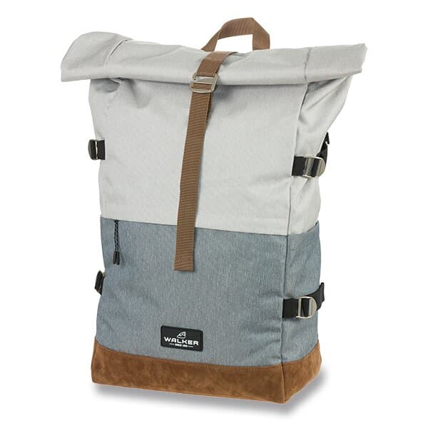 Ruksak Walker Roll-up Two Light Grey/Grey, svetlo šedá/šedá