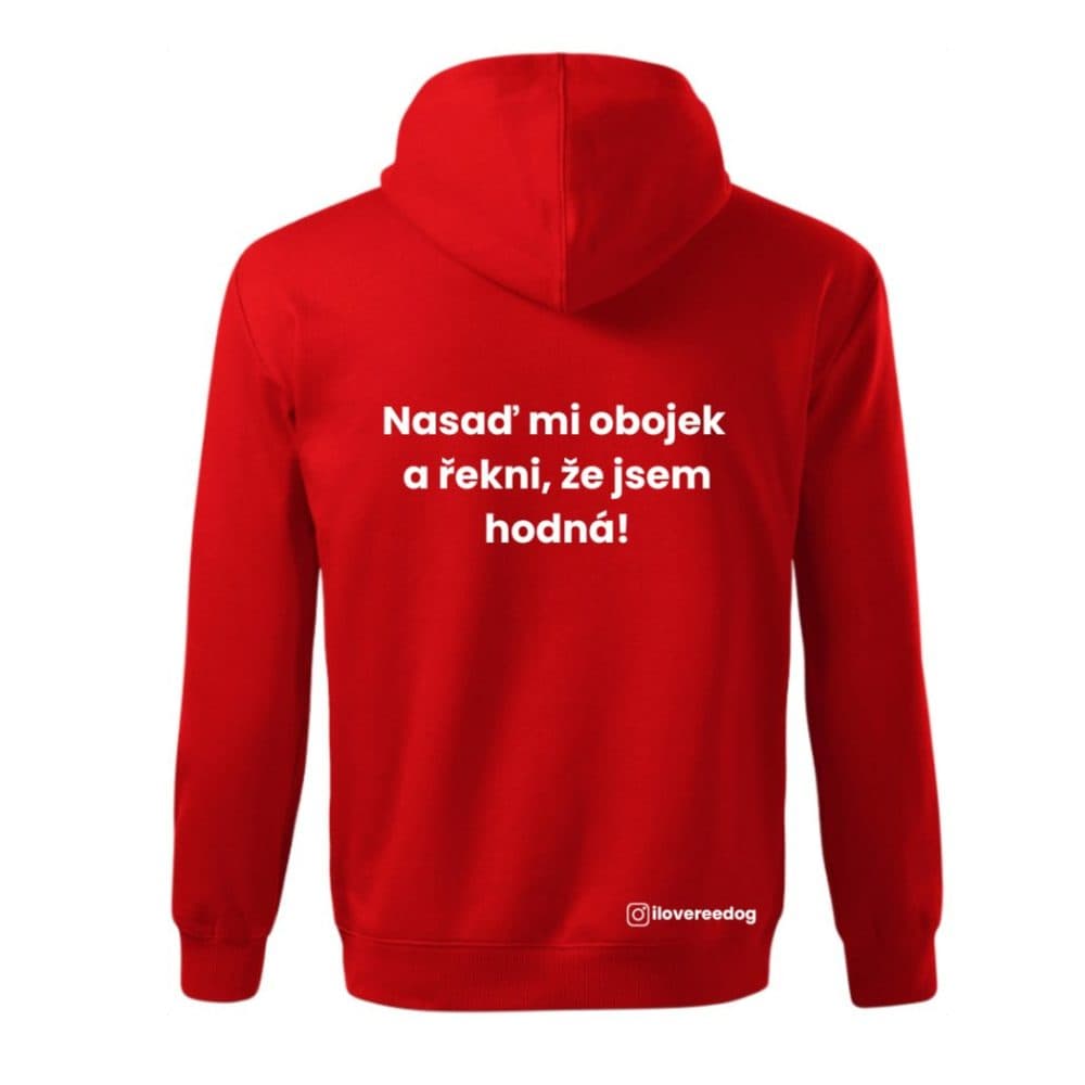 Reedog mikina červená „Obojok“ | Doplnky pre páníčkov - XXL