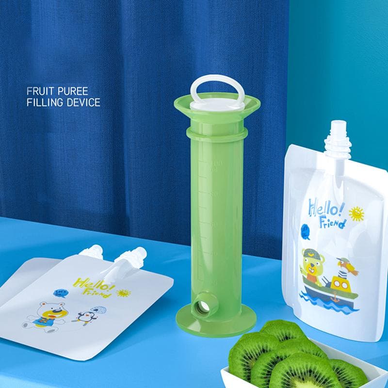 Vrecúško na detskú výživu Opätovne použiteľné vrecko na plniace pyré na ovocné pyré pre dojčatá Darček