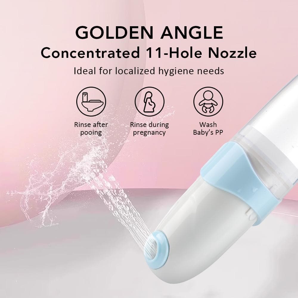 Elektrické prenosné cestovné bidet pre osobnú hygienu Čistenie/Upokojenie Perineálnej oblasti & Liečba hemoroidov Ručná sprcha na zadok