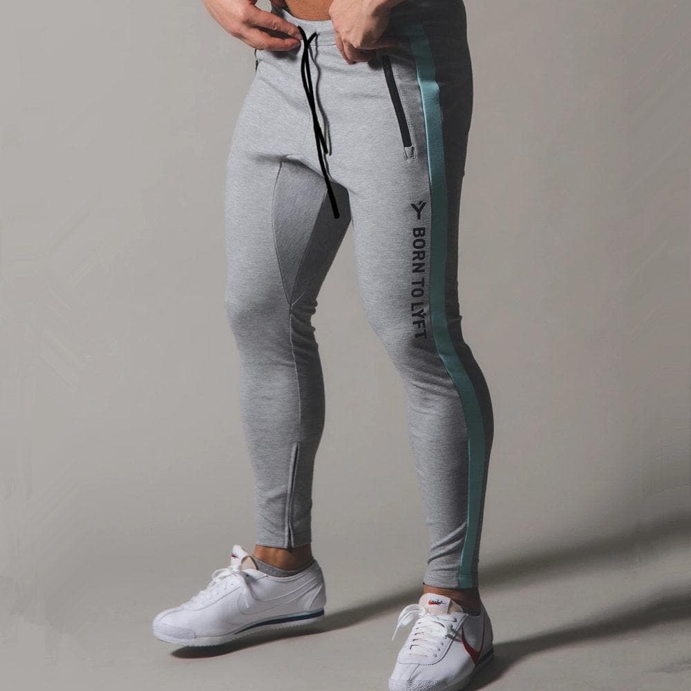 Pánske nohavice Jogger Gym Fitness Bavlna Tepláky Beh Športový Tréning Úzke nohavice Tepláky cm armádna zelená farba