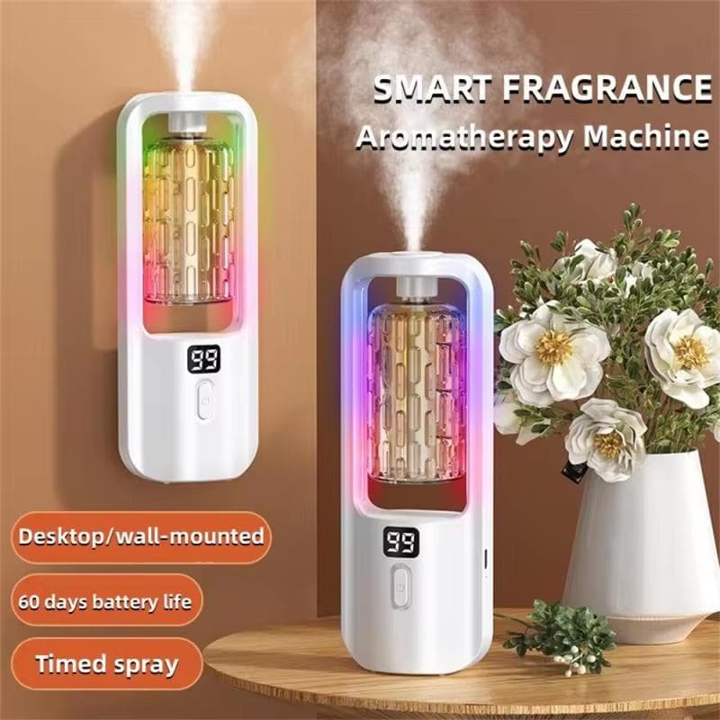 5 štýlový automatický aróma difuzér Vôňa Esenciálny olej Aromaterapeutický prístroj Dezodoračný osviežovač vzduchu Farebné svetlo