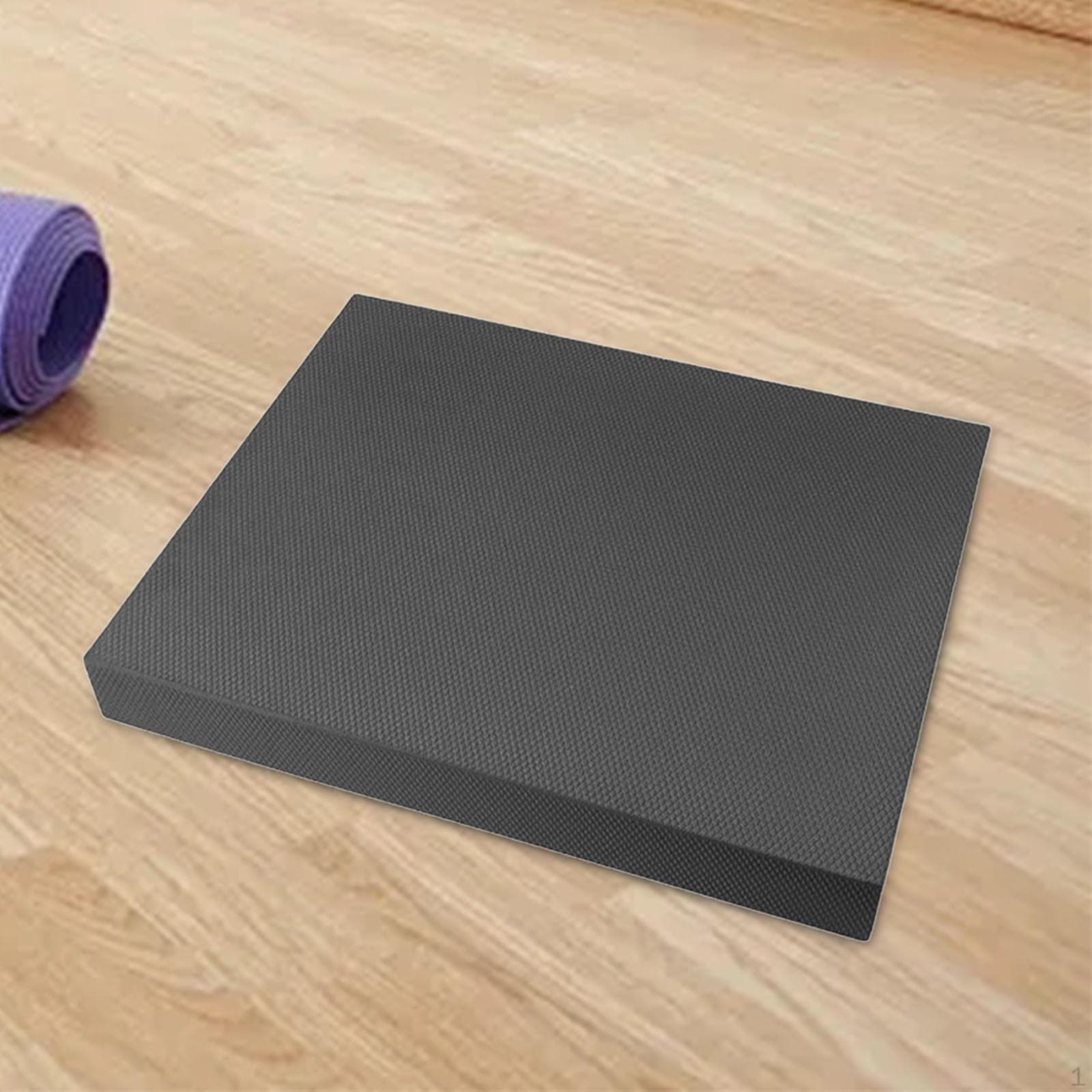 Balančná podložka Cushion Kolenná penová podložka pre Stability Home Gym Travel Pilates čierna