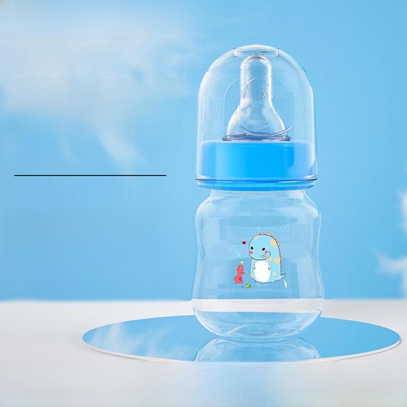 60ml dojčenská fľaša so štandardným hrdlom pre dojčatá - kompatibilná s džúsom a umelým mliekom cm modrá