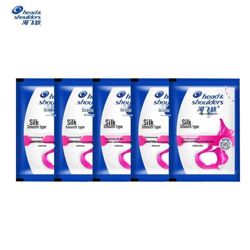 Head & Shoulders Hodvábne hladký šampón 5-balenie (5 g každý)