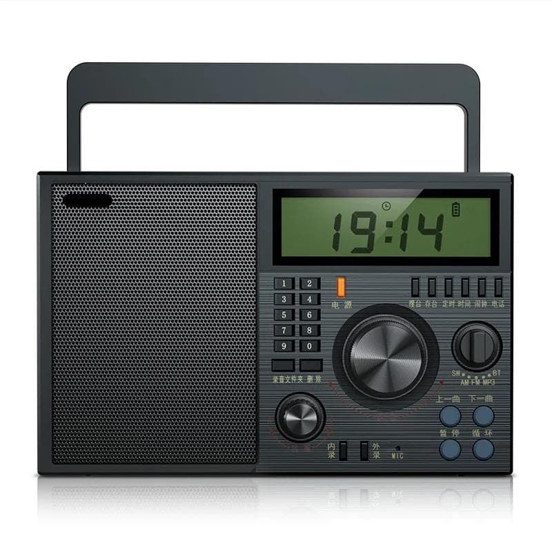Staromódny Retro Bluetooth reproduktor Vonkajší Prenosný Bezdrôtový Zvukové Hudobné Centrum Podporuje FM Rádio TFCard Prehrávanie MP3