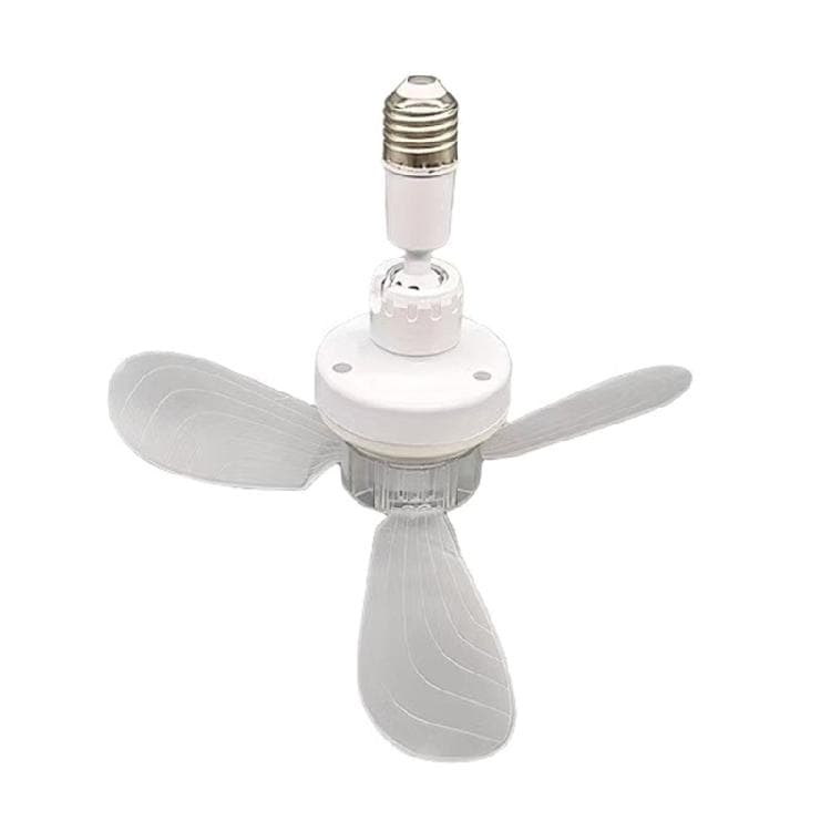 Nastaviteľný priestorovo úsporný ventilátor so zásuvkou E27 AC85-265V Tichá prevádzka Priemer 30 cm Nastaviteľná lopatka Pre internát