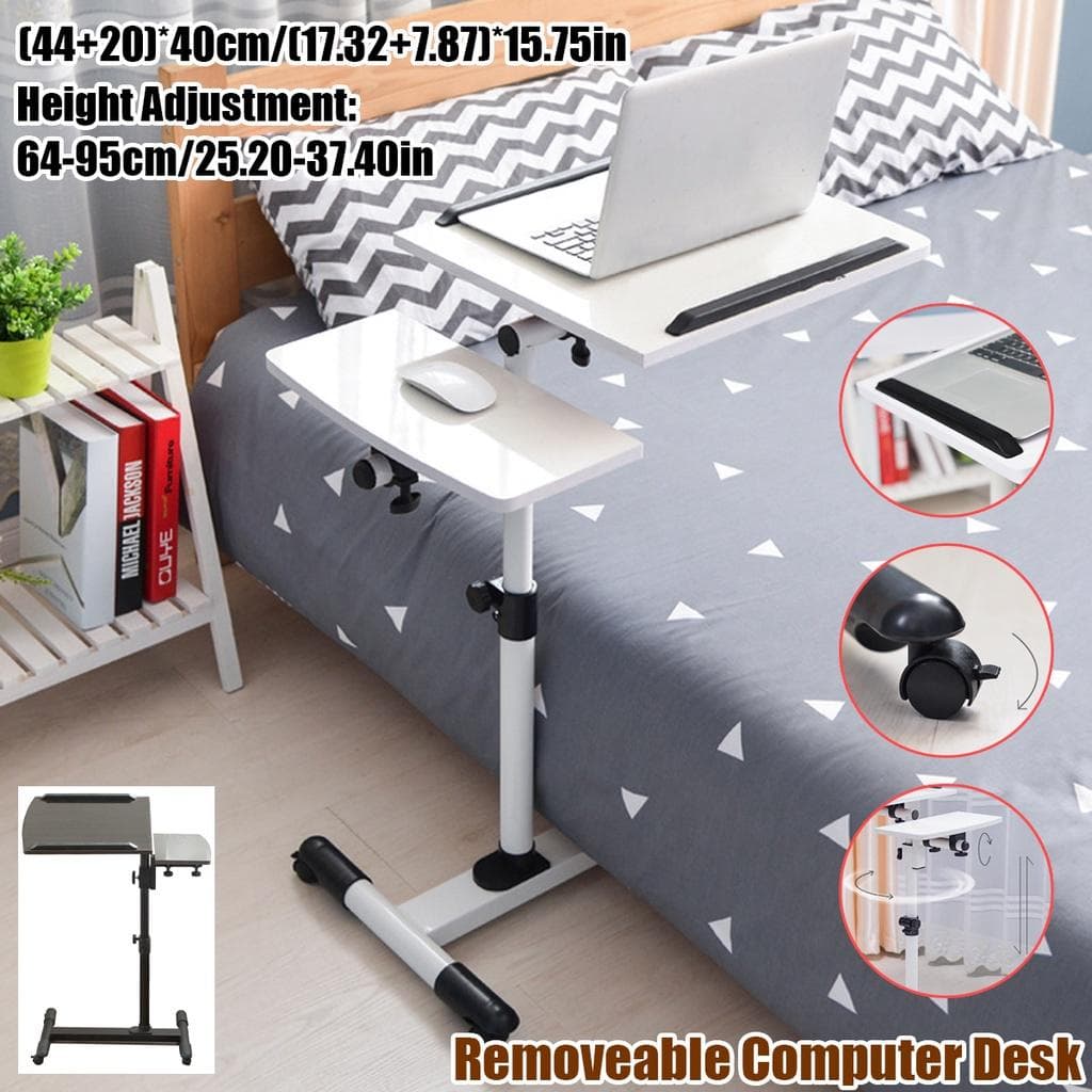 Can be Lifted Standing Desk Foldable Computer Table Adjustable Portable Laptop Rotate Laptop Bed Table