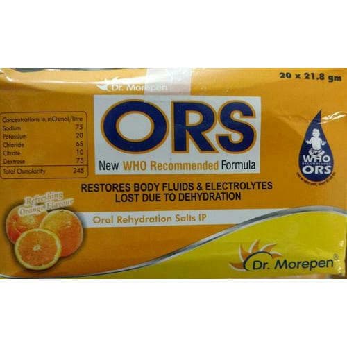 DR. Morepen ORS Prášok Pomaranč 20 vrecúšok | DOPRAVA ZADARMO CELOSVETOVO