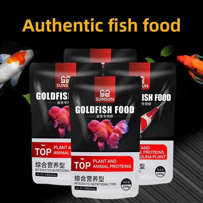 SUNSUN Koi Ornamental Fish Goldfish Feed High Spirulina Color Enhancing Fish Food