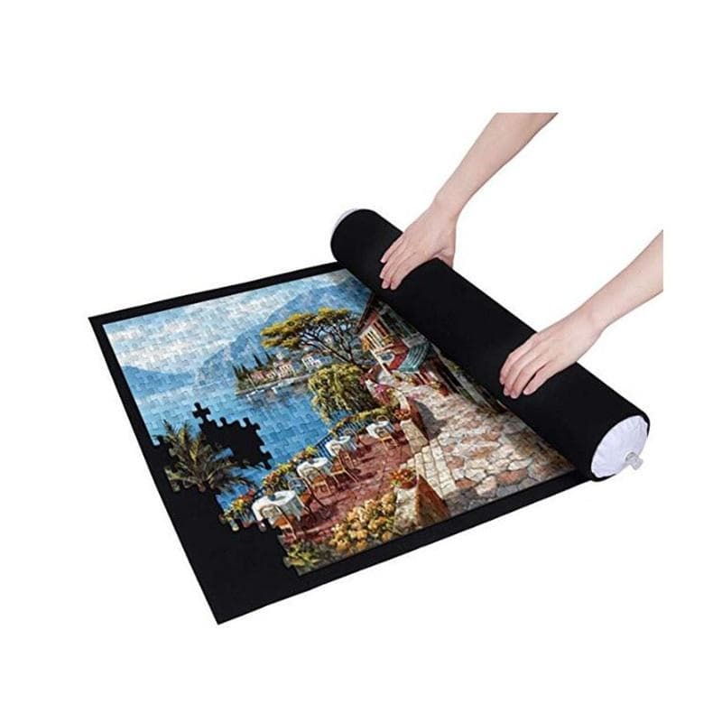 Podložka na puzzle Rolovacia podložka na skladačky skladačiek na skladovanie plstených podložiek na puzzle Šetrič pre 1500-3000 kusov sivej