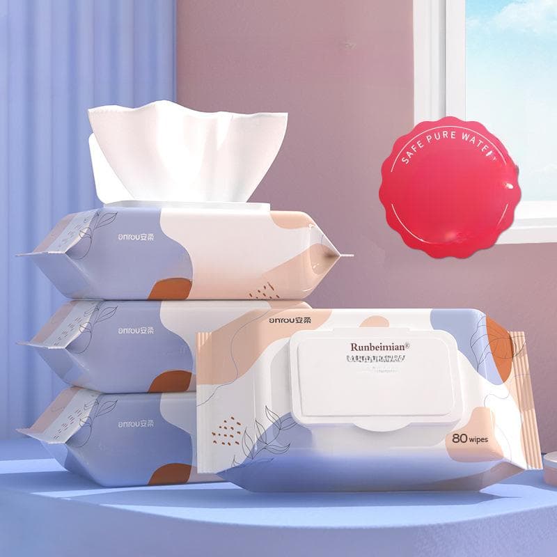 Wipes 80 Large Pack of Home Wipes for Newborn Baby's Hands and Mouth To Wipe Face and Face cm