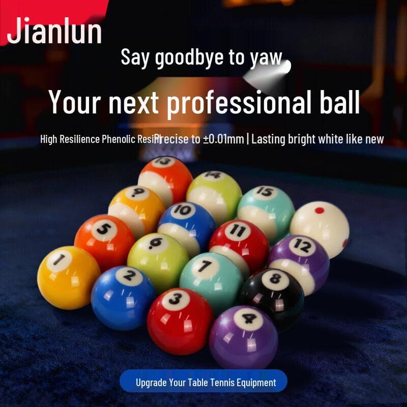 JEEANLEAN Standard 8-Ball Billiard Set