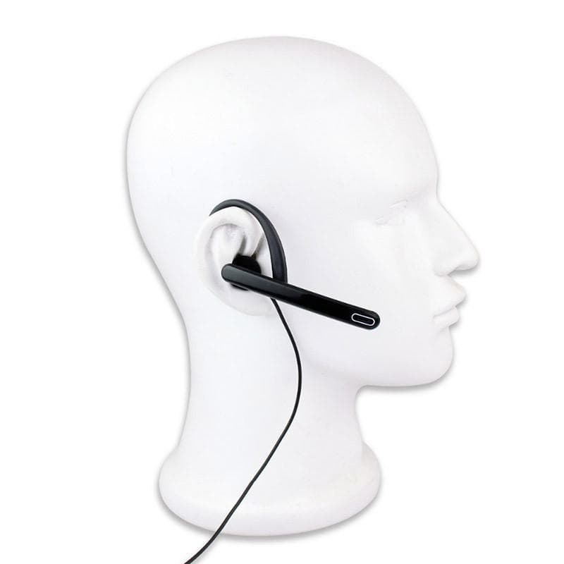 Hot 1 pc 2 Pin Ear Bar Slúchadlo Mic PTT Headset pre Kenwood BAOFENG Walkie Talkie UV-5R 777 888s WOUX čierna