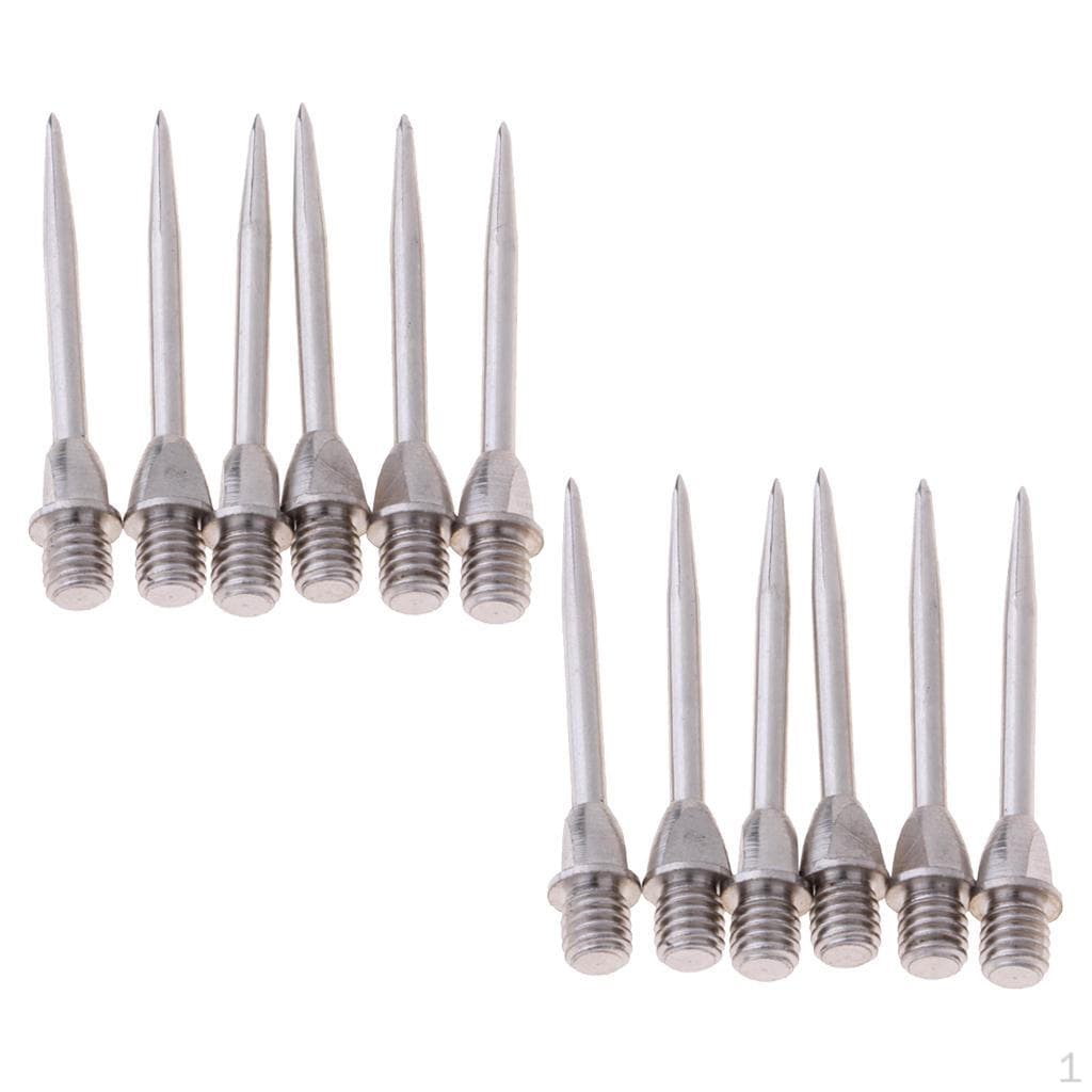 12pcs Accessory, 2BA Thread Steel Tip Points
