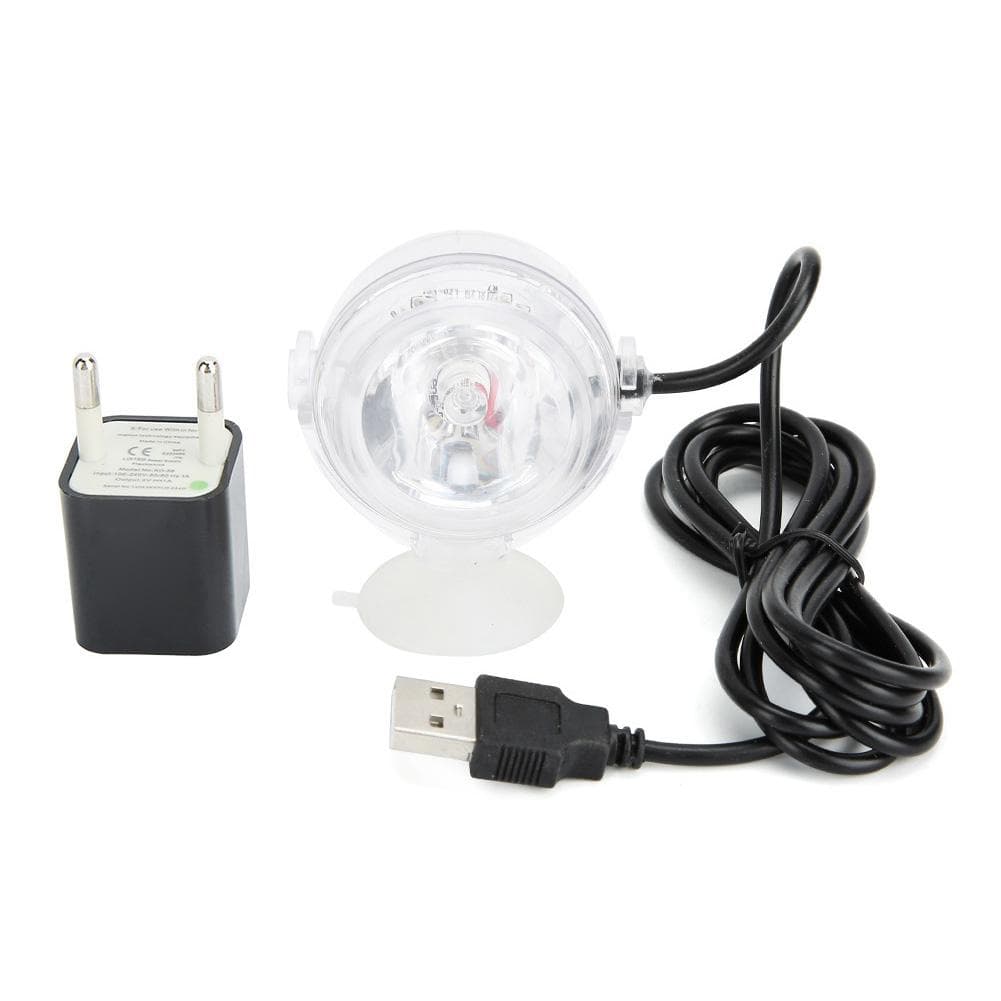 LED Akvarijné Ponorné Bodové Svetlo Akvárium Podvodné Obojživelné Osvetlenie Lampa  (Bodové svetlo modré