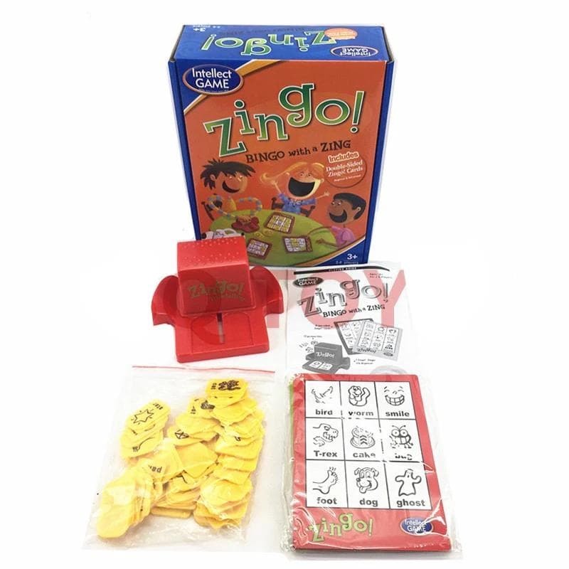 Zingo board game bingo with a Zing Award-Winning Zingo Game for Fun and Educational Playtime for Children